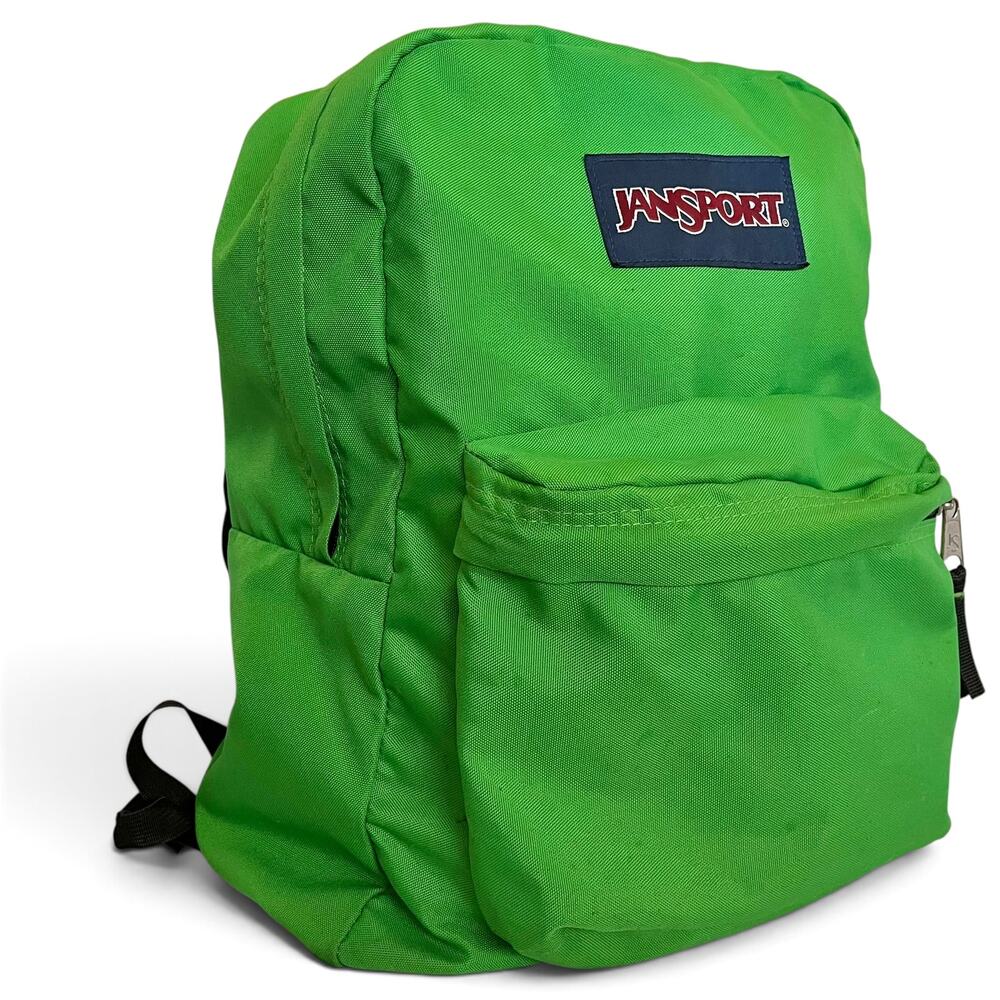 JanSport Vintage Neon Green SuperBreak 25L Backpack
